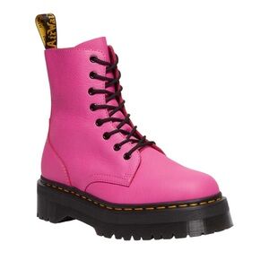 Brand New Dr. Martens Jadon Boot Pisa Leather Platform Thrift Pink Size 7